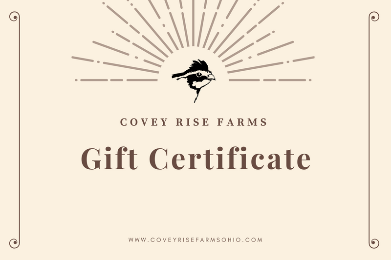Covey Rise Farm Gift Card